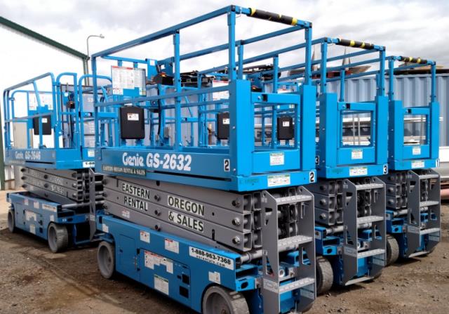 Rental store for scissor lift genie gs 2632 in Eastern Oregon