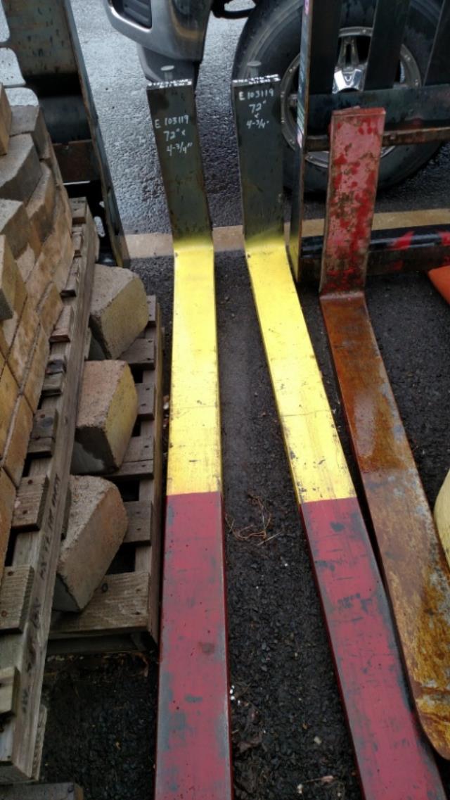 Rental store for forklift forks 6 foot x 4 75 inch set 2 ut25 in Eastern Oregon