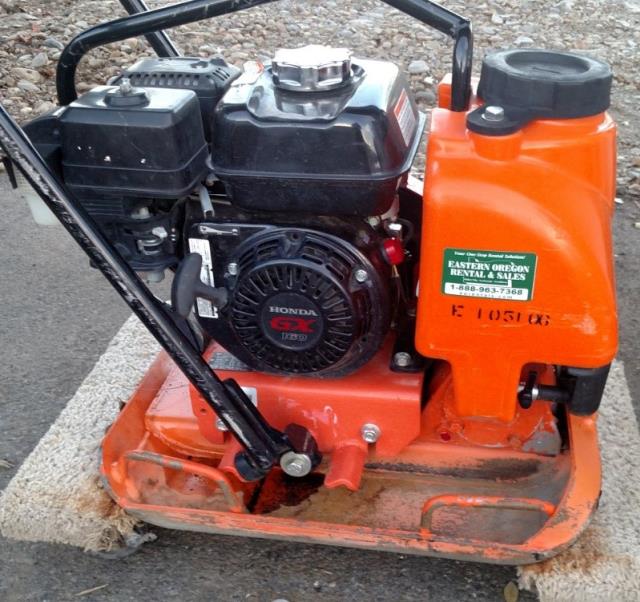 Rental store for compactor vibrator plate mq w tank in Eastern Oregon