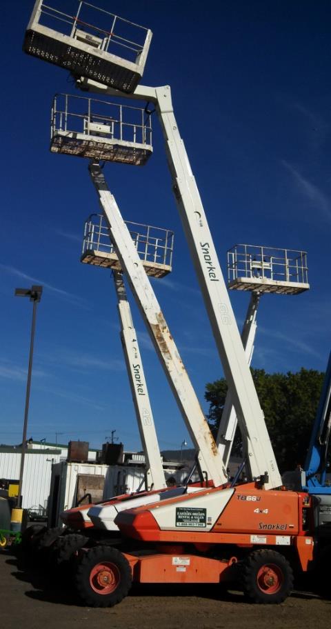 Rental store for work platform snorkel tb66j 4w die in Eastern Oregon