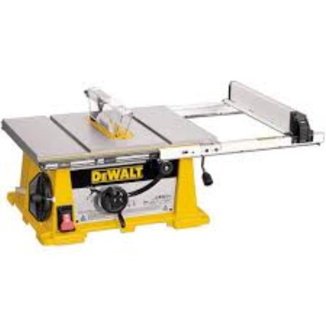 Rental store for dewalt jobsite 10 inch table saw in Eastern Oregon