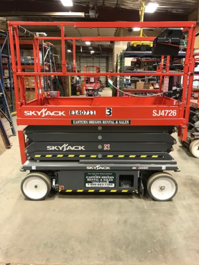 Rental store for scissor lift skyjack 4726 in Eastern Oregon