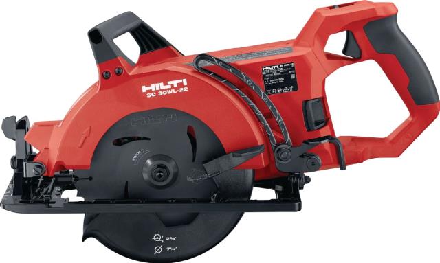 Used equipment sales hilti sc 30wl 22 cir saw worm drive in Eastern Oregon