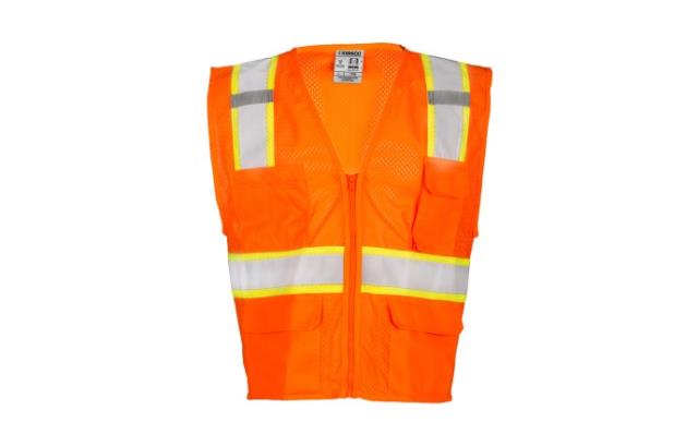 Used equipment sales kishigo all mesh contrast vest orange l in Eastern Oregon