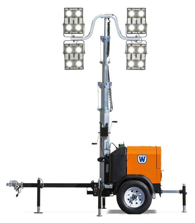 Rental store for light tower 4 light led wanco 4kw in Eastern Oregon