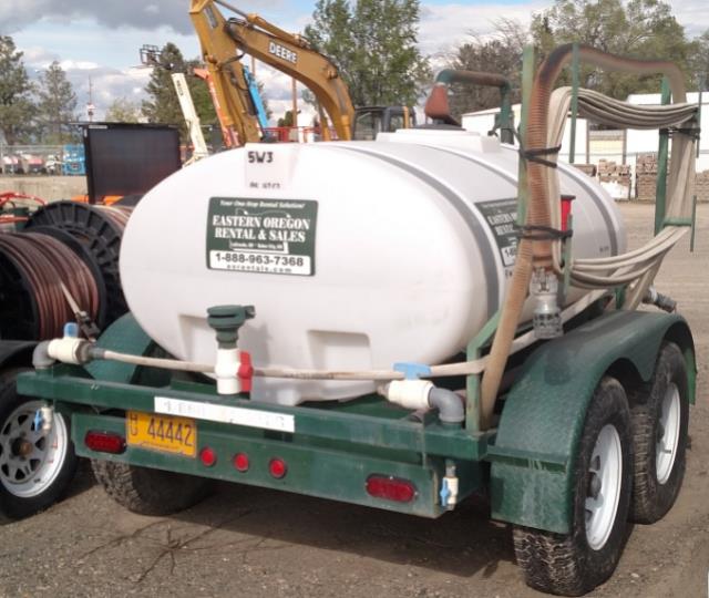 Rental store for water trailer 500 gallon 5w3 in Eastern Oregon