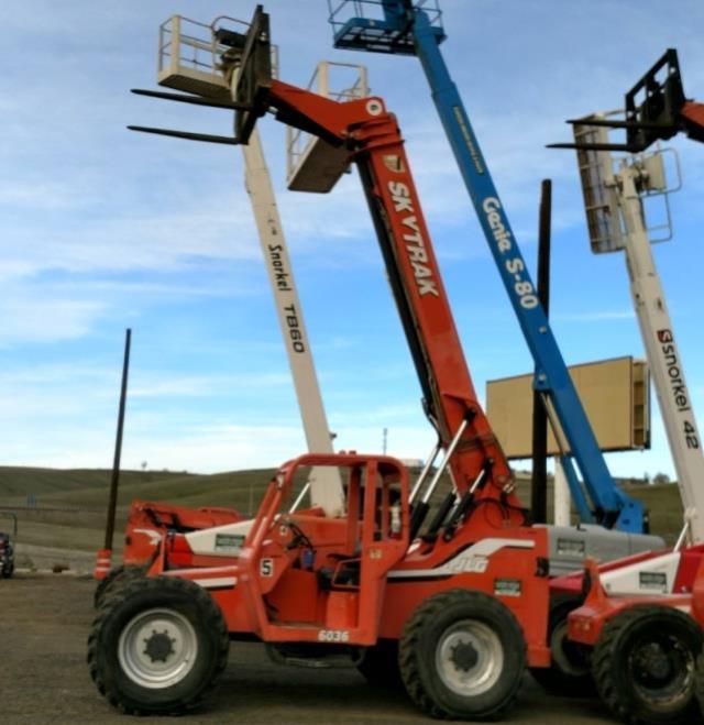 Rental store for forklift 6000 36 foot skytrak in Eastern Oregon