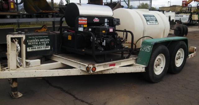 Rental store for pressure washer hot trailer 350 gal 1 in Eastern Oregon