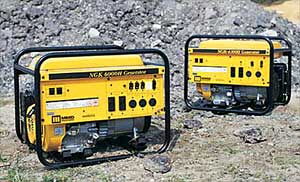 Rental store for generator gas 6000w in Eastern Oregon