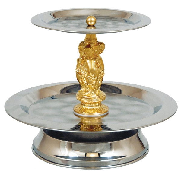 Where to find tray 2 teir w gold figurines in La Grande