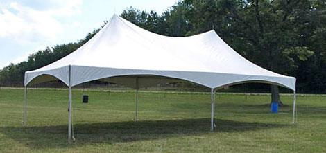 Rental store for tent 20 foot x40 foot x8 foot white frame in Eastern Oregon
