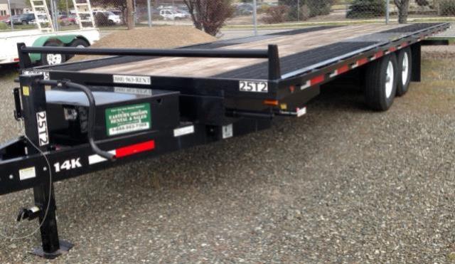 Rental store for trailer t 25x7 14k flat w deck in Eastern Oregon