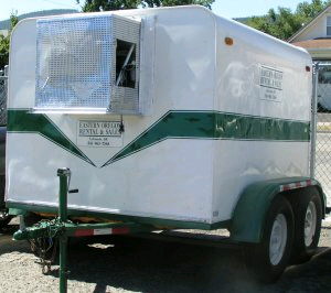 Where to find trailer cooler refrigerator keg 7 x 7 in La Grande