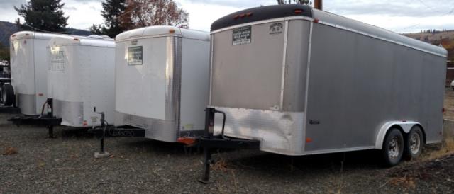 Rental store for trailer cargo 20x7 high ceiling in Eastern Oregon