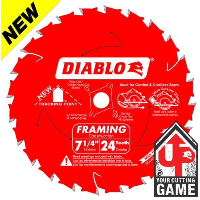 Rental store for Saw Blade 7-1 4 Diablo 24t  Framing Each in Baker City OR