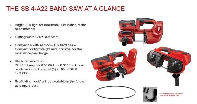 Rental store for Hilt SB 4-A22 Band Saw tool body only in Baker City OR