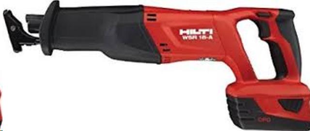 Rental store for Hilti WSR 18-A Recip Saw Cordless in Baker City OR