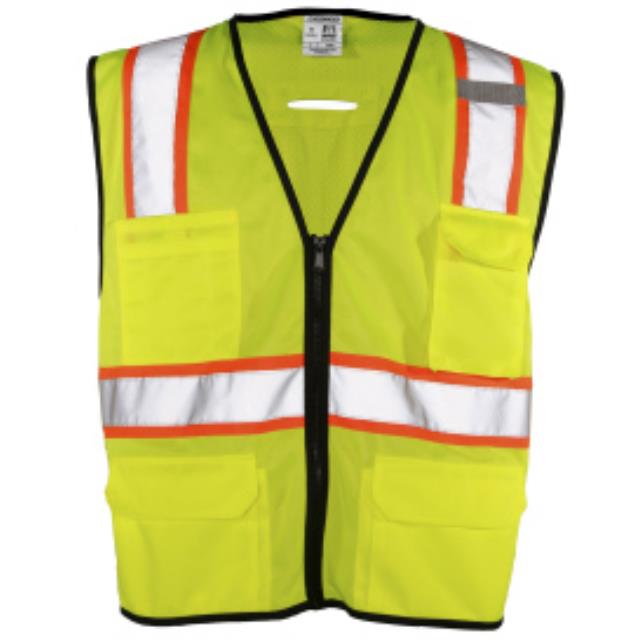Rental store for Kishigo 6 Pocket Contrast Eco Vest 2XL in Baker City OR