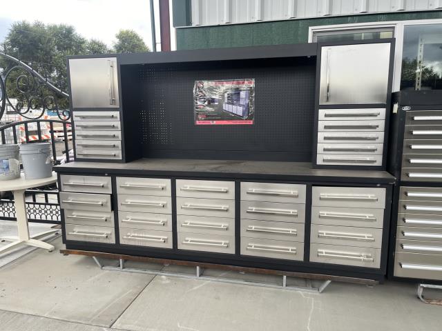 Rental store for Work Bench 10ft 40 Drawer 2 Cabinet in Baker City OR