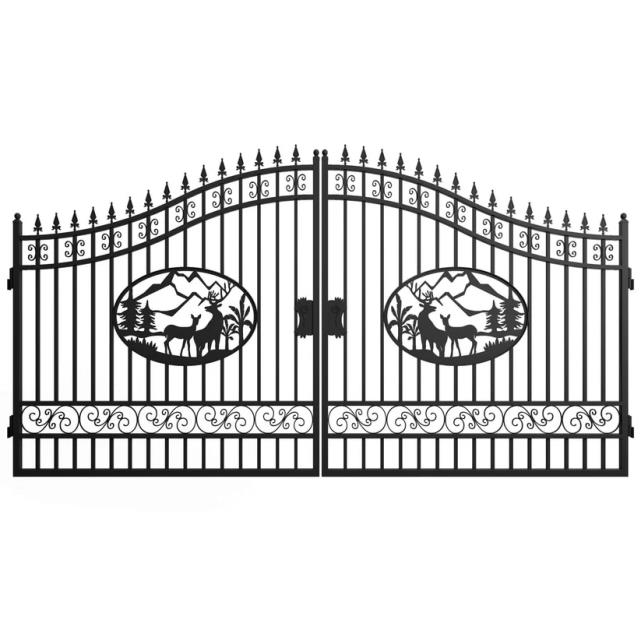 Rental store for Fence Steel Black Gate 13Ft in Baker City OR