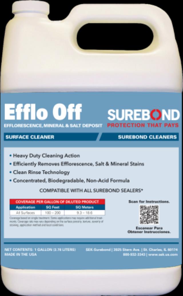 Rental store for SureBond Efflo-Off Cleaner 1 Gal in Baker City OR