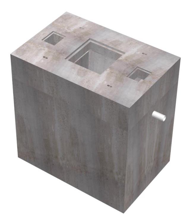Rental store for Vault, Concrete Oil Water Separator 1k G in Baker City OR