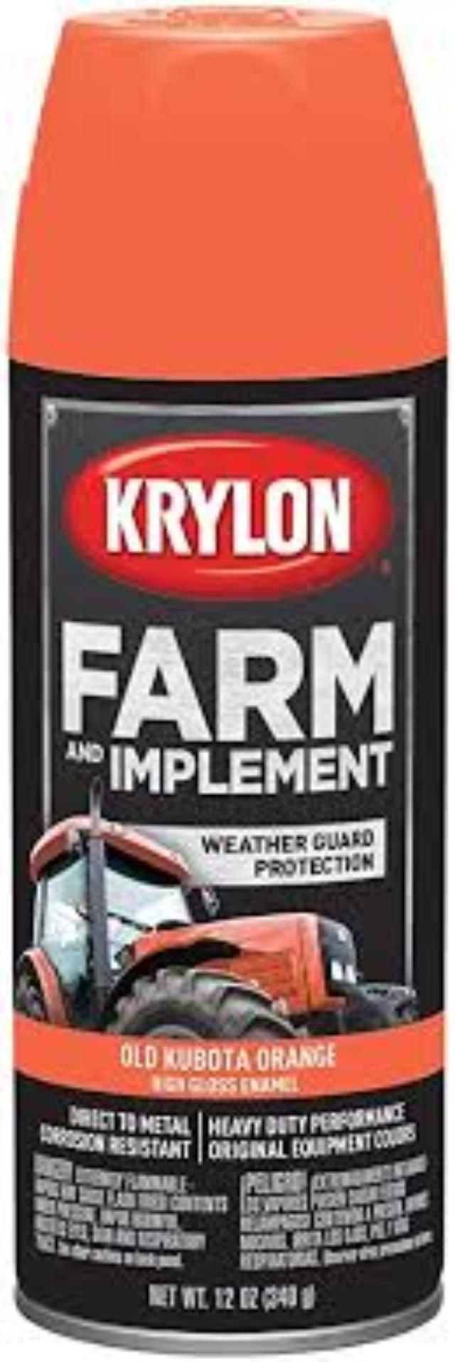 Rental store for Krylon Kubota Orange Aerosol Paint 17oz in Baker City OR