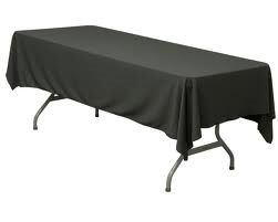 Rental store for Tablecloth Black 52  x 120 in Baker City OR