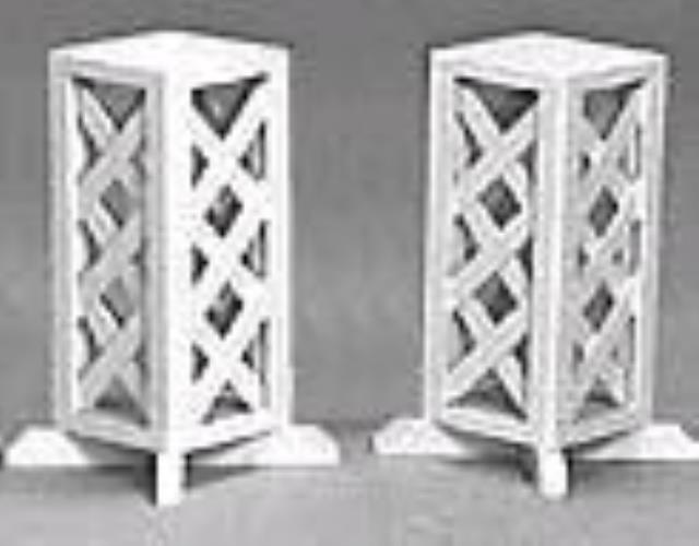 Rental store for Stand Plant White Lattice 42   Pair in Baker City OR