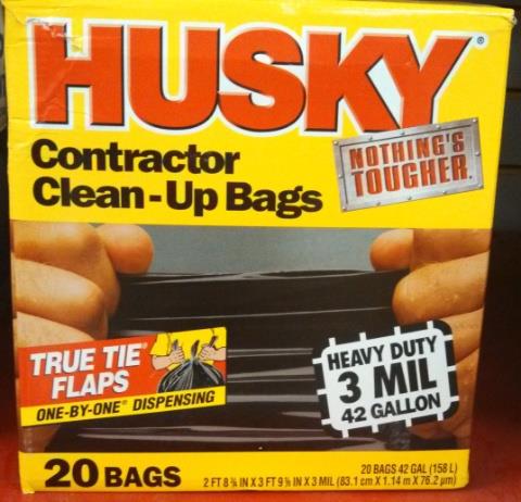 Rental store for Husky Contractor Trash Bags 42gal 3mil in Baker City OR